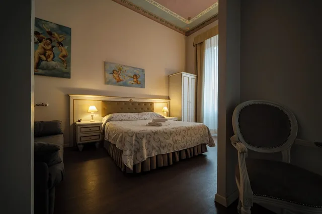 غرفة عائلية بسرير مزدوج مع أريكة، Hotel Genova Liberty 6/9