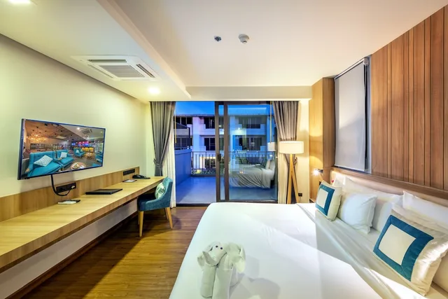 جناح استوديو بسريرين منفصلين بإطلالة على المسبح، Plaai Prime Hotel (ex D Varee Diva Central Rayong) 3/7