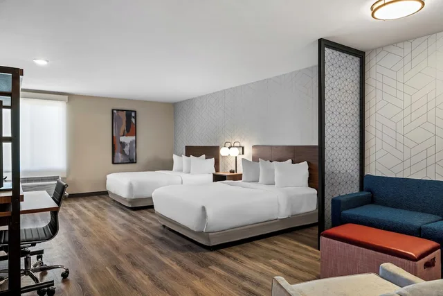 غرفة قياسية بسريرين كوين، Everhome Suites Somerset - South Brunswick 3/10