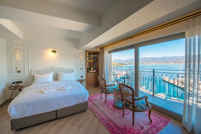 غرفة بسرير مزدوج بإطلالة على البحر بشرفة، Casa Margot Hotel - Adults Only 8/10