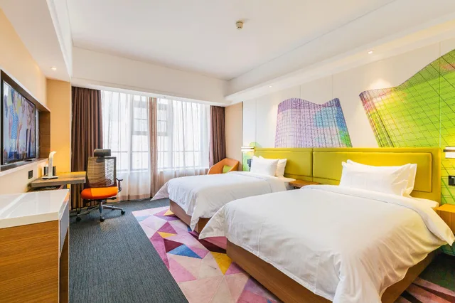 غرفة سوبيريور بسريرين منفصلين، Hampton By Hilton Shunde Longjiang 1/2