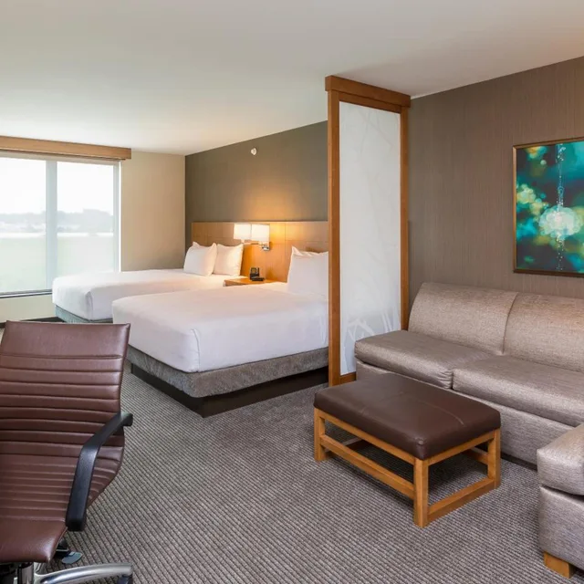 Room, 2 Queen Beds, Sofa, Accessible, Hyatt Place Canton 1/2