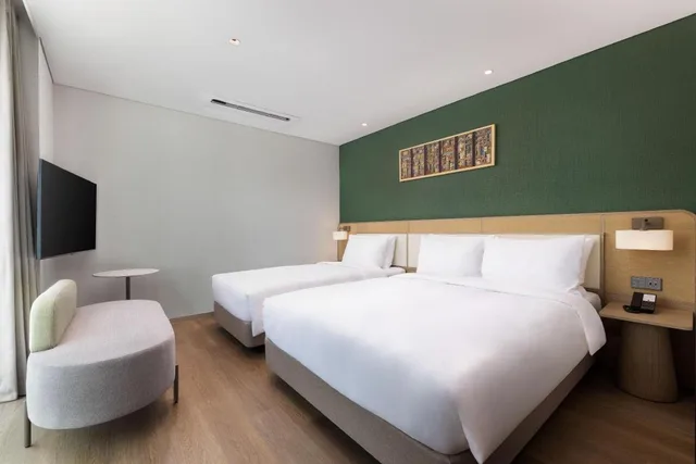 Premium, Luxury, Privilege, 1 Double and 1 Single Bed, Mercure Ambassador Seoul Dongdaemun 3/4