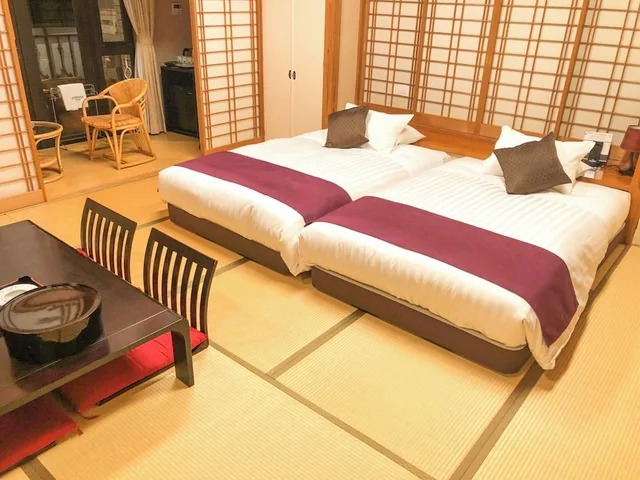 Connecting, Junior Suite, Traditional, Twin Beds, 2 Futon Beds, Outdoor Bath, Terrace, Livemax Resort Jyogasaki-Kaigan 3/7