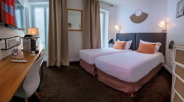 غرفة سوبيريور بسريرين منفصلين، Best Western Aramis Saint-Germain 3/9