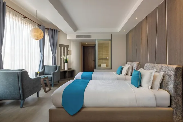 غرفة ديلوكس بسريرين منفصلين بغرفة نوم واحدة، Kathmandu Guest House by KGH Group 10/10