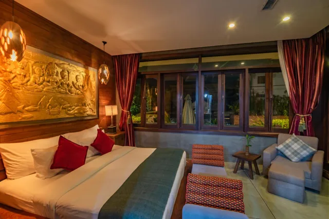 جناح ديلوكس بسرير مزدوج بشرفة، Cambana D Angkor Suites 2/10