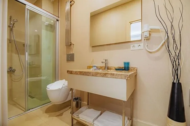 شقة رئاسية بسرير كوين مع أريكة، Comfort Beige Hotel 7/8