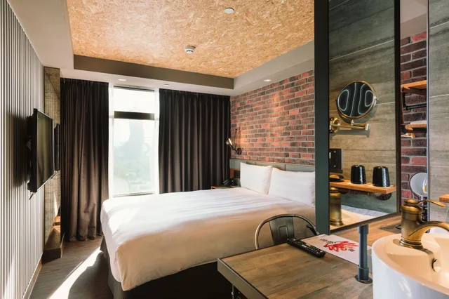 غرفة ديلوكس بسرير مزدوج، Citysuites Kaohsiung Pier2 1/2