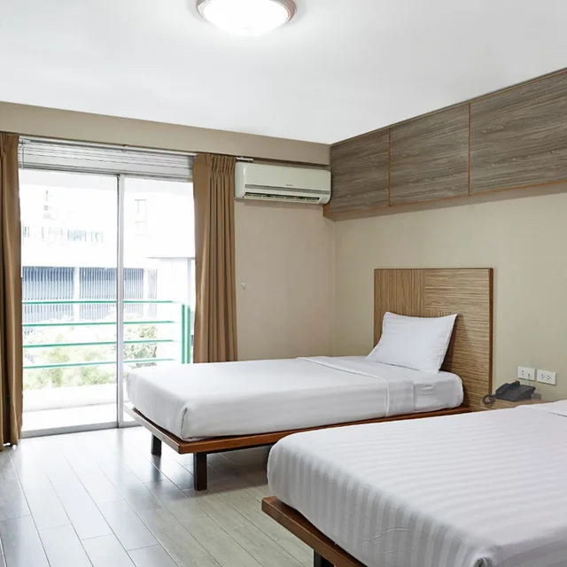 غرفة ديلوكس بسريرين منفصلين، Watana Hotel Bangkok 2/10