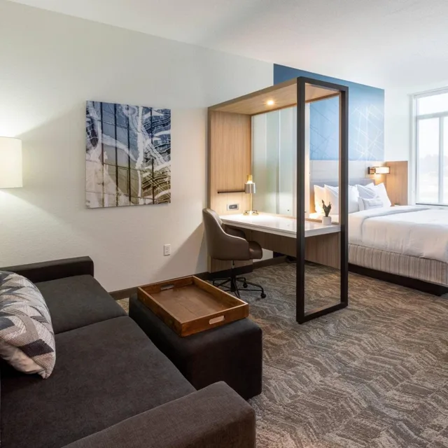 جناح بسرير كينج مع سرير سحّاب إضافي لذوي الإعاقة، SpringHill Suites by Marriott Minneapolis Maple Grove/Arbor Lakes 2/10