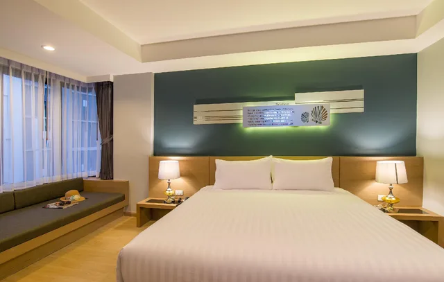 غرفة ديلوكس بإطلالة على المسبح، Ava Sea Resort Krabi 1/1