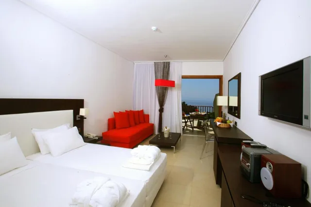 غرفة تنفيذية بانورامية بإطلالة على البحر، Skiathos Palace Hotel 3/6