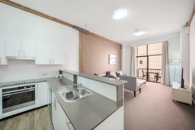 شقة بسرير كوين بغرفة نوم واحدة، Oaks Sydney Goldsbrough Suites 6/10