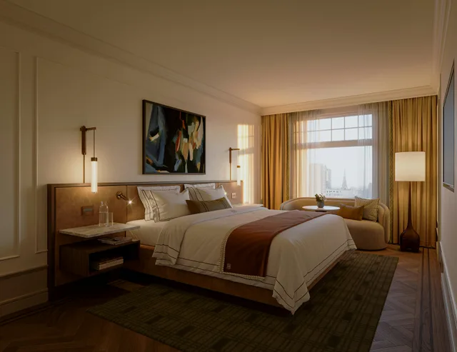 جناح جونيور بسرير كينج لذوي الإعاقة، The Scarlet Huntington Hotel 2/4