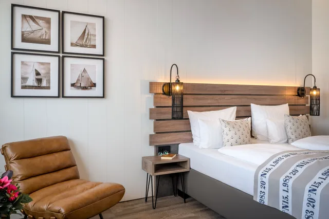غرفة كلاسيكية مفردة بسرير فردي، Hotel Yachtclub 3/7