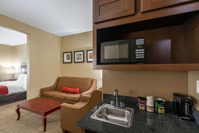 جناح بسرير كينج لذوي الإعاقة، Comfort Suites Ennis TX 4/4