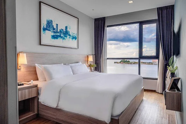 جناح بريميوم بسرير كينج بغرفة نوم واحدة، Oakwood Hotel Residence Sri Racha 1/7