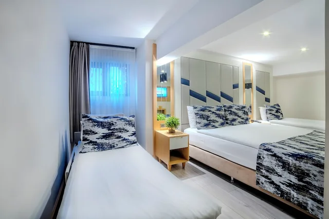 غرفة اقتصادية ثلاثية بسرير مزدوج وسرير فردي، Downtown Sirkeci Hotel 3/10