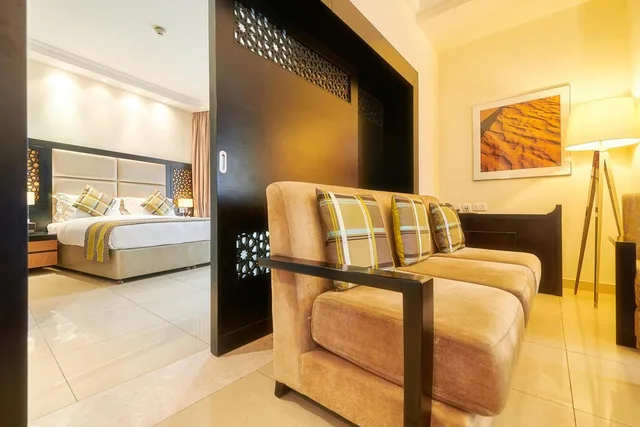 جناح تنفيذي بسرير كينج، Bahi Ajman Palace Hotel 6/9