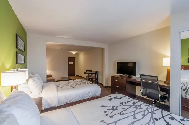 Suite, 2 Double Beds, Sofa, Sleep Inn and Suites Harrisonburg Near University 2/4