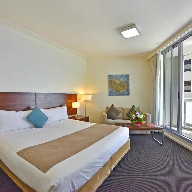 استوديو بشرفة، Apx World Square Apartments 1/5