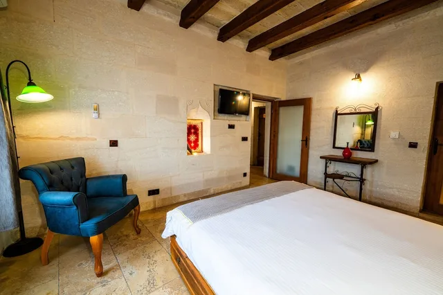جناح بسرير كوين بإطلالة على الفناء، Design Cappadocia Hotel 5/10