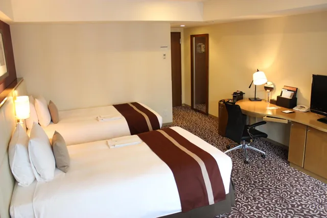 غرفة قياسية بسريرين منفصلين، Hotel Ryumeikan Tokyo 3/8