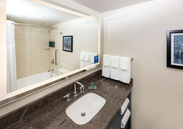 Room, 2 Double Beds, Runway and Port View، DoubleTree by Hilton Hotel Newark Airport 3/3
