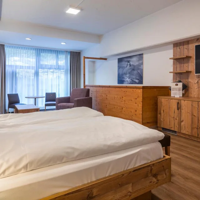 غرفة ثلاثية كبيرة، Zermatt Budget Rooms 6/8