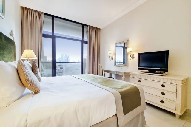 شقة بسرير كينج بإطلالة على المدينة بغرفة نوم واحدة، Two Seasons Hotel & Apartments Dubai 1/6