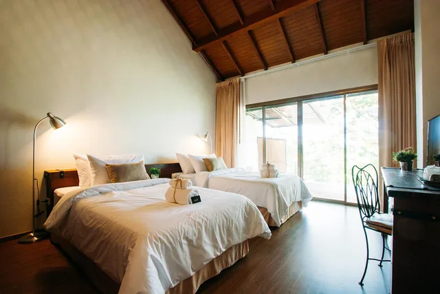 غرفة بسريرين منفصلين، Rabbiz Hill Resort 2/2
