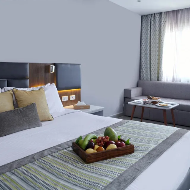 غرفة ديلوكس بسرير كينج بإطلالة على البحر، SUNRISE Diamond Beach Resort - Grand Select 8/10