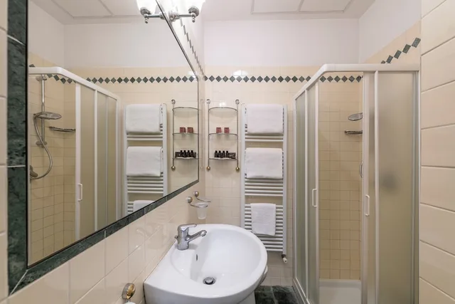 غرفة سوبيريور بسرير مزدوج بإطلالة على الحديقة بشرفة، Hotel Villa Delle Palme 4/4