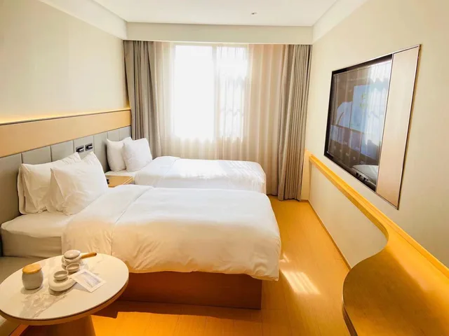 غرفة قياسية بسريرين منفصلين، Jinjiang Inn Shanghai Hailun Rd 4/4