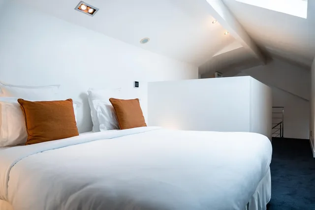 دوبلكس بسرير كوين وسرير فردي، 1k Hotel 1/1