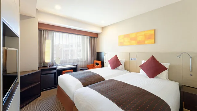 غرفة كومفورت بسريرين منفصلين بدون إطلالة، Hotel Jal City Kannai Yokohama 1/1