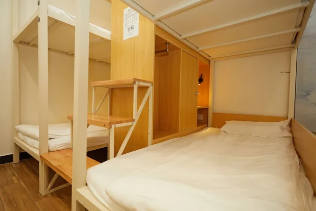 غرفة عائلية بأسرّة بطابقين، Shanghai Meego Youth Hostel 1/3