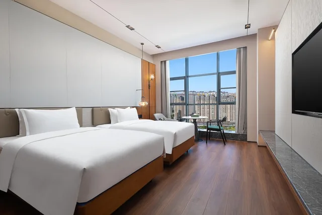 غرفة سوبيريور بسريرين منفصلين، Wyndham Garden Linxia Downtown 1/1