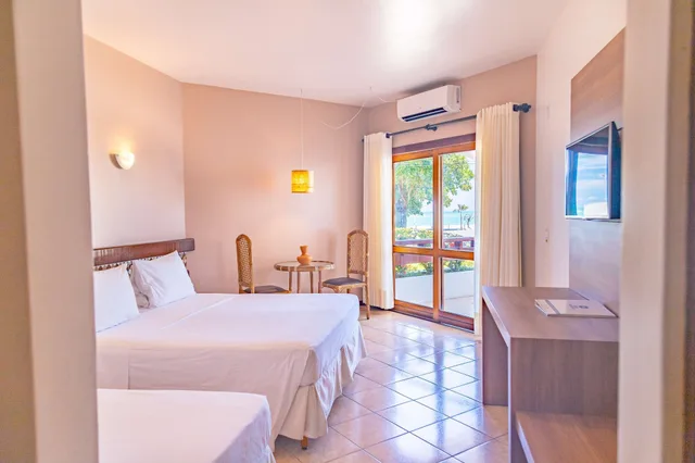 غرفة ديلوكس بسريرين منفصلين مع سرير إضافي، Best Western Shalimar Praia Hotel 5/8