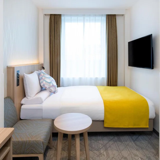 غرفة قياسية بسرير نصف مزدوج، Hotel Mystays Nishi-Shinjuku 4/5