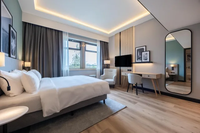 غرفة تنفيذية بسرير كينج، Radisson Hotel Amsterdam Schiphol Airport Hoofddorp 7/10