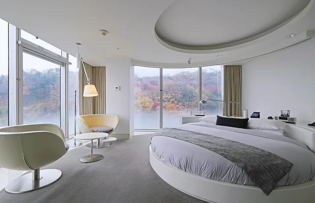 جناح جونيور ركني بسرير كينج بإطلالة على الجبل، VISTA WALKERHILL SEOUL 1/2