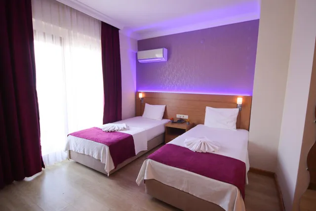 غرفة بسرير مزدوج أو سريرين منفصلين بإطلالة على الحديقة، Sirius Mi Hotel 1/6