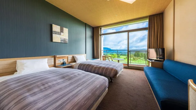Standard, Twin Beds, Panoramic, Outdoor View، Hotel Aso Resort Grandvrio Hotel 1/1