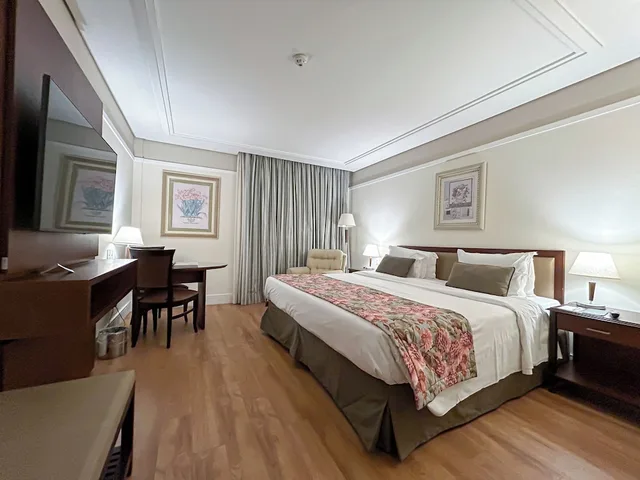 غرفة فاخرة بسرير كينج، Royal Palm Plaza Resort Campinas 1/7