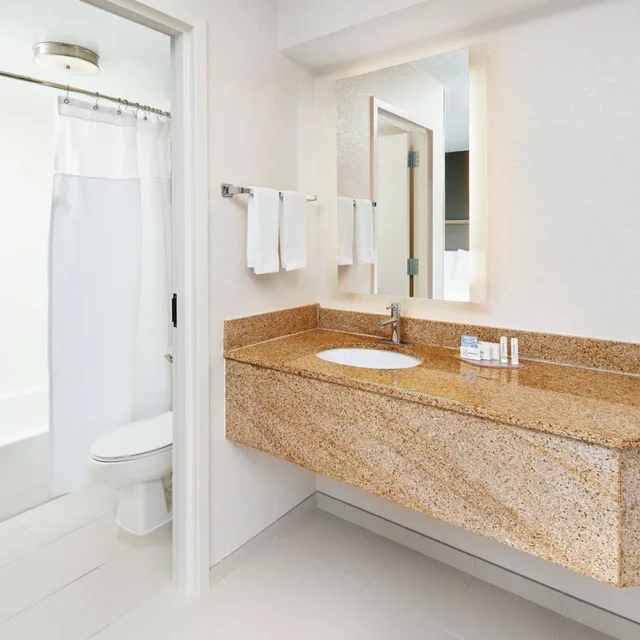جناح بسريرين مزدوجين مع سرير سحّاب إضافي مع أريكة لذوي الإعاقة، Springhill Suites Houston Hobby Airport 2/2