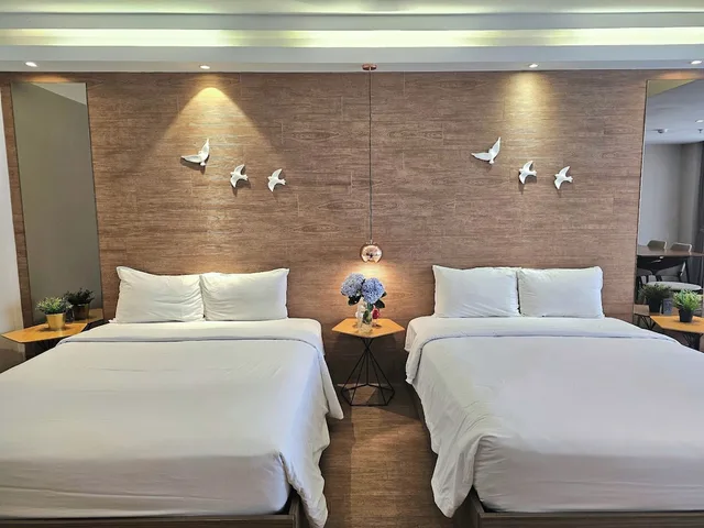 غرفة بريميير عائلية بسريرين مزدوجين، The Luxe Hotel Da Lat 4/4