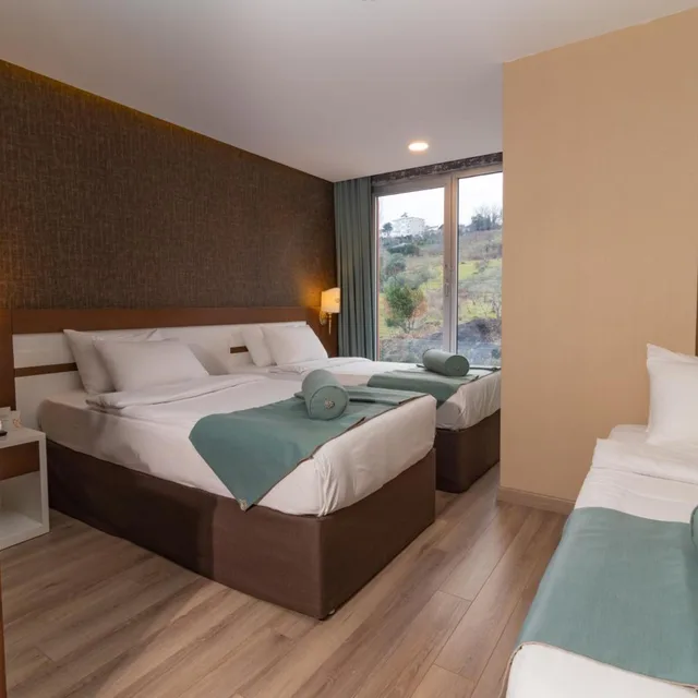 غرفة ثلاثية بإطلالة على الجبل، Tilya Resort Hotel Trabzon 4/8