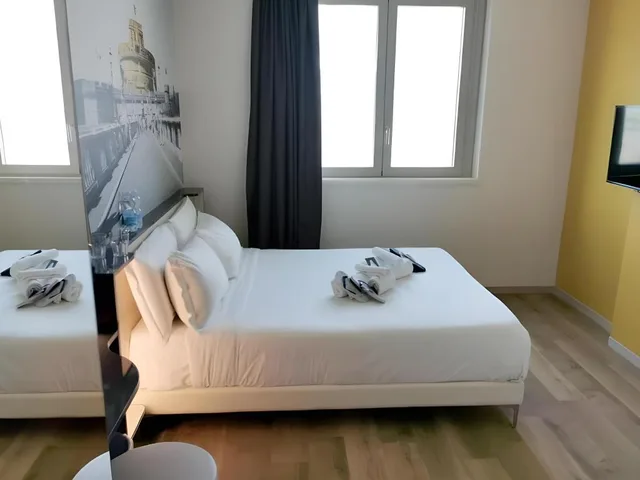 غرفة سوبيريور بسرير كوين، B&B Hotel Roma Fiumicino Aeroporto Fiera 2 1/4